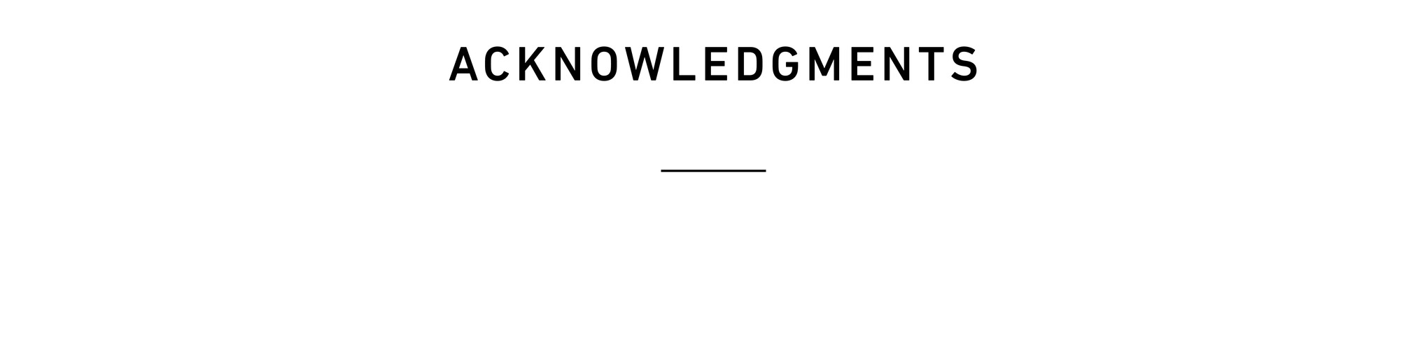 Acknowledgments